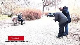 Eva Fay behind the scenes