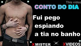 conto erotico fui pego espiando a tia no banho