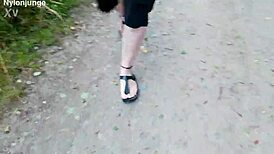 Strolling in Nature in Birkenstocks