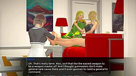 Stepmother dresses as maid and gets dominated in part 3