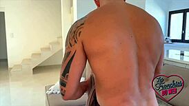 ashley blonde atomique gets pounded by two stallions in a steamy threesome