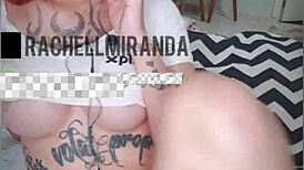 Rachell Miranda, the brazilian latina, wants you to cum on her ass