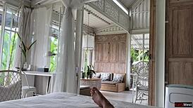 brunette anal fairy fulfills anal wishes in multiple positions foot fetish