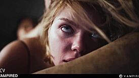 Cute Blonde Girl Mesmerized into Slave Submission: Hot Lesbian Vampire Sex