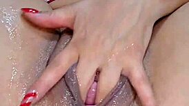 Blonde Latina MILF Fists Wet Pussy With Huge Avocado, Causing Squirting And Intense Masturbation