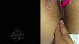 Amigo Brincando Com O C� De Minha Esposa E Metendo Brinquedo Na Buceta