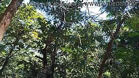 My stepdaughter teased me in the woods, so I fucked her tight ass and pussy 😈