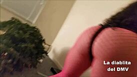 la diablita del dmv performs a sexy dance routine