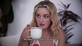 two beauties tease in spanish threesome