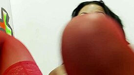 Kerry Louise Enjoys Servicing Cocks at Gloryholes.