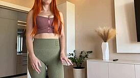 My Friend's Red-Haired Stepmom Seduced Me With Blowjob Then Fucked Hard In All Positions