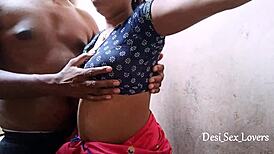 DESI VILLAGE HOUSEWIFE FUCKS HORNY COUPLE IN SQUIRTING ROMANCE