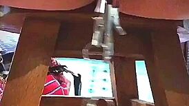 Big Pink Pussy Lips Dangled and Stretched with Weights