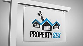 Single real estate agent feels deep emotions during intense sex with a brunette POV partner, riding and getting bent over.