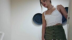 petite blonde teen lesbian girl put on strap-on toy and fuck her roommate anna claire clouds chanel camryn