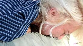 pulling each other neckties is the lesbian favorite for the sixty niner and licking each others brains out, they whisper.