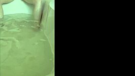 horny milf bride masturbates with dildo in wedding bath