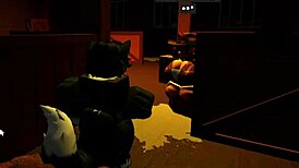 Hot cowgirl rides intensely while milking her big-dicked wolf partner