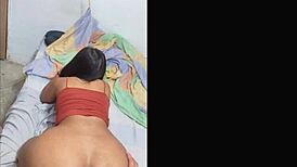 Curvy 18-year-old stepdaughter tries first anal