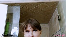 Fresh-Faced Blonde Took A Refreshing Shower