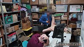 blonde teen in mini skirt stares at suspect and accomplice