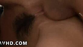 Look at Yuno Shirasu getting her clean-shaven muff licked