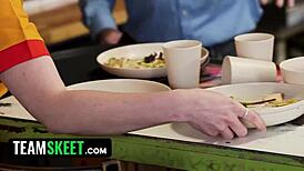 my first job with abby mccoy and scott trainor on teamskeet