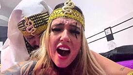 Wow, that pulsing cock felt amazing cumming deep in my pussy and ass!