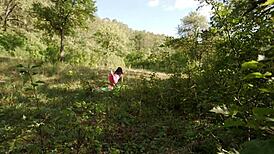 Caught A Stranger Doing Yoga In The Woods And Passionately Gave Her My Hard Cock