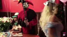 Serving Tea Became Too Boring So They Fuck Each Other Senseless Instead