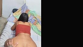 Curvy 18-year-old stepdaughter tries first anal