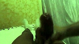 Give me a handjob on this black cock?