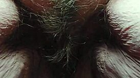 Feeling the Release as Hairy Pussy Sprays Urine in Intense Pleasure