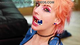 british 18 year old sucks rims gets fucked hard and creampied 😍