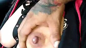 Mature woman in the car