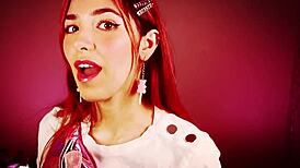 Listen as the shy pretty submissive girl gives jerk off instructions and worships you in this ASMR session.