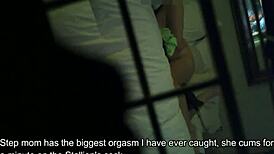 step mom enjoys her private dildo time alone