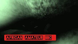 Ebony Couple Intensely Fucks Massive Black Cock