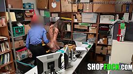 teen thief got fucked for stealing underwear 😏 shopfuck