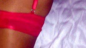 sexy ebony babe bends over for intense doggystyle fucking