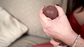 Naughty Christmas dildo bang with Krystal Webb