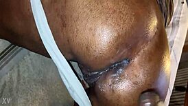 explosive finish on grandmother's backside