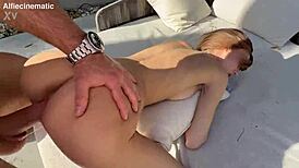 Petite horny Christina Sage gets nailed in POV position