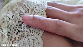 Putting Dildo In Wet Pussy Lying In Bed Upon Waking