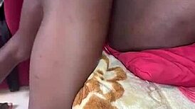 Thick black Ghanaian dick fucks big black ass