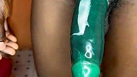 Thick black Ghanaian dick fucks big black ass