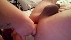 Holy Shit, Tattoo Babe Pegs Stud With Strapon Anal!