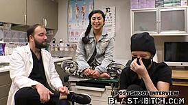 jasmine rose's back gets blasted with cum in nurse's pov 😏