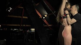 Teeny girl tied up and fucked hard