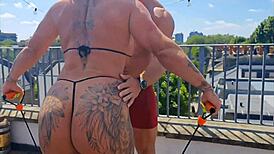 My Muscular Friend Fucked Me Hard After Training